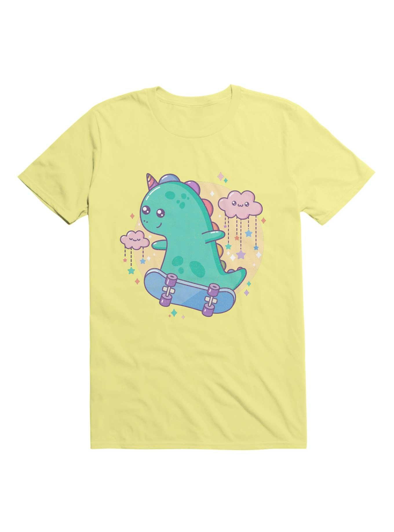 THRDLESS Kawaii Dinocorn Skater T-Shirt