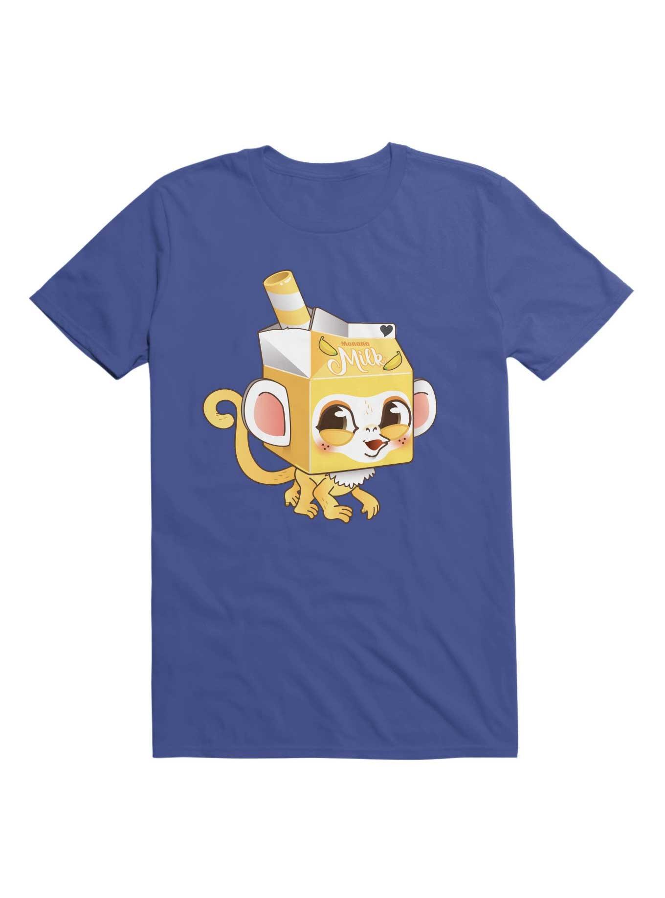 Kawaii Monana Milk T-Shirt, ROYAL, hi-res