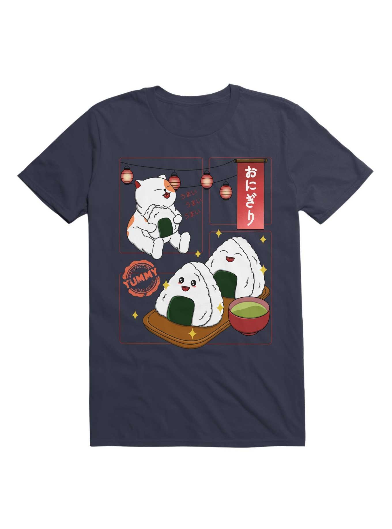Kawaii The Best Onigiri T-Shirt, NAVY, hi-res