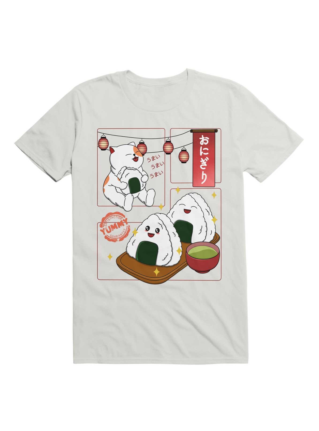 Kawaii The Best Onigiri T-Shirt, WHITE, hi-res