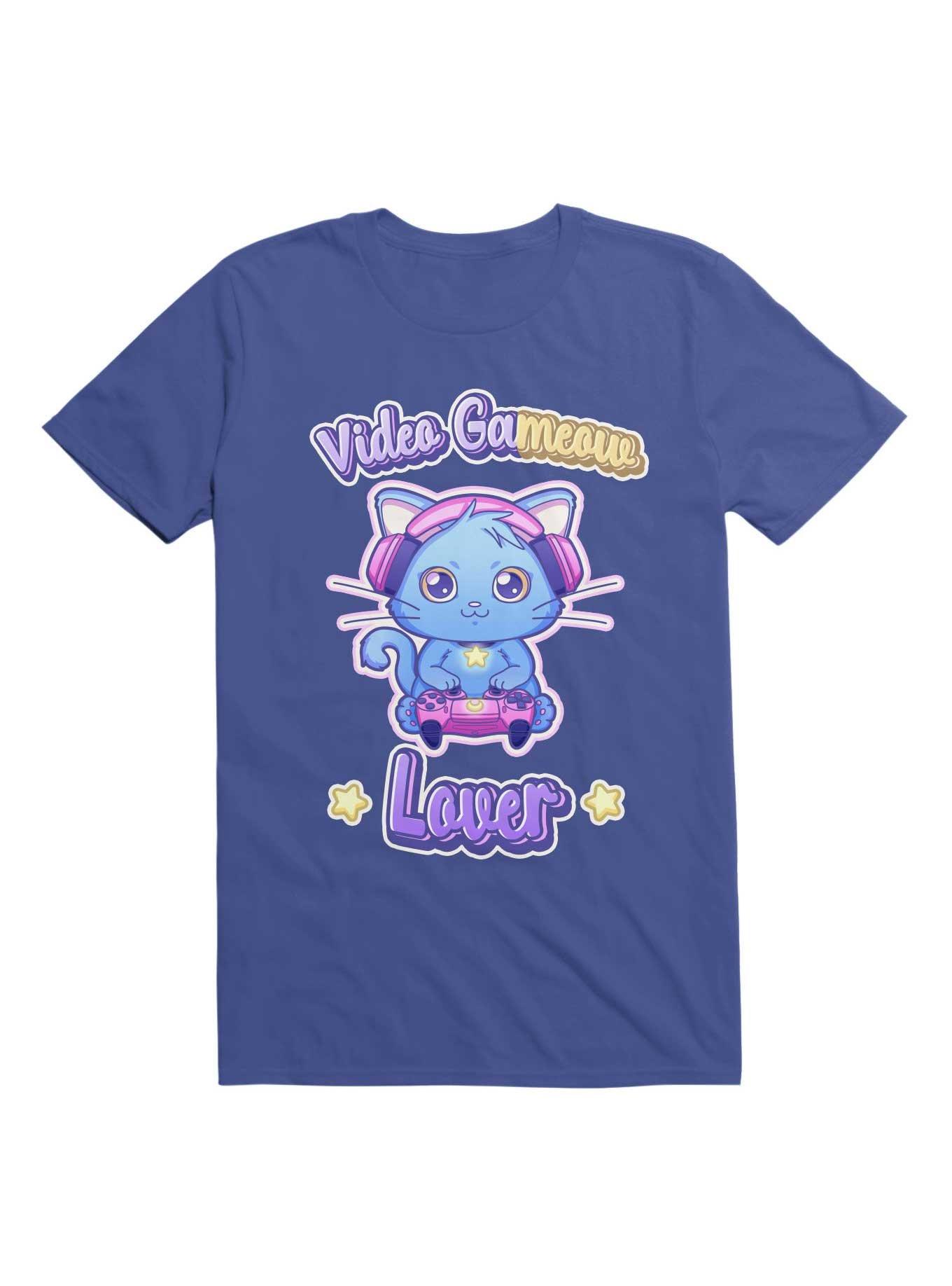 Kawaii Video GaMeow Lover T-Shirt, , hi-res