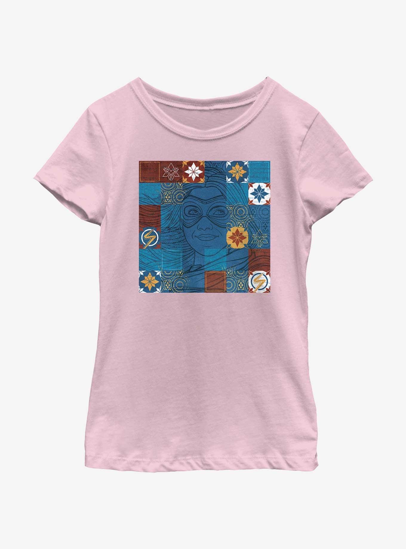 Marvel Ms. Marvel Portrait Panels Youth Girls T-Shirt, , hi-res