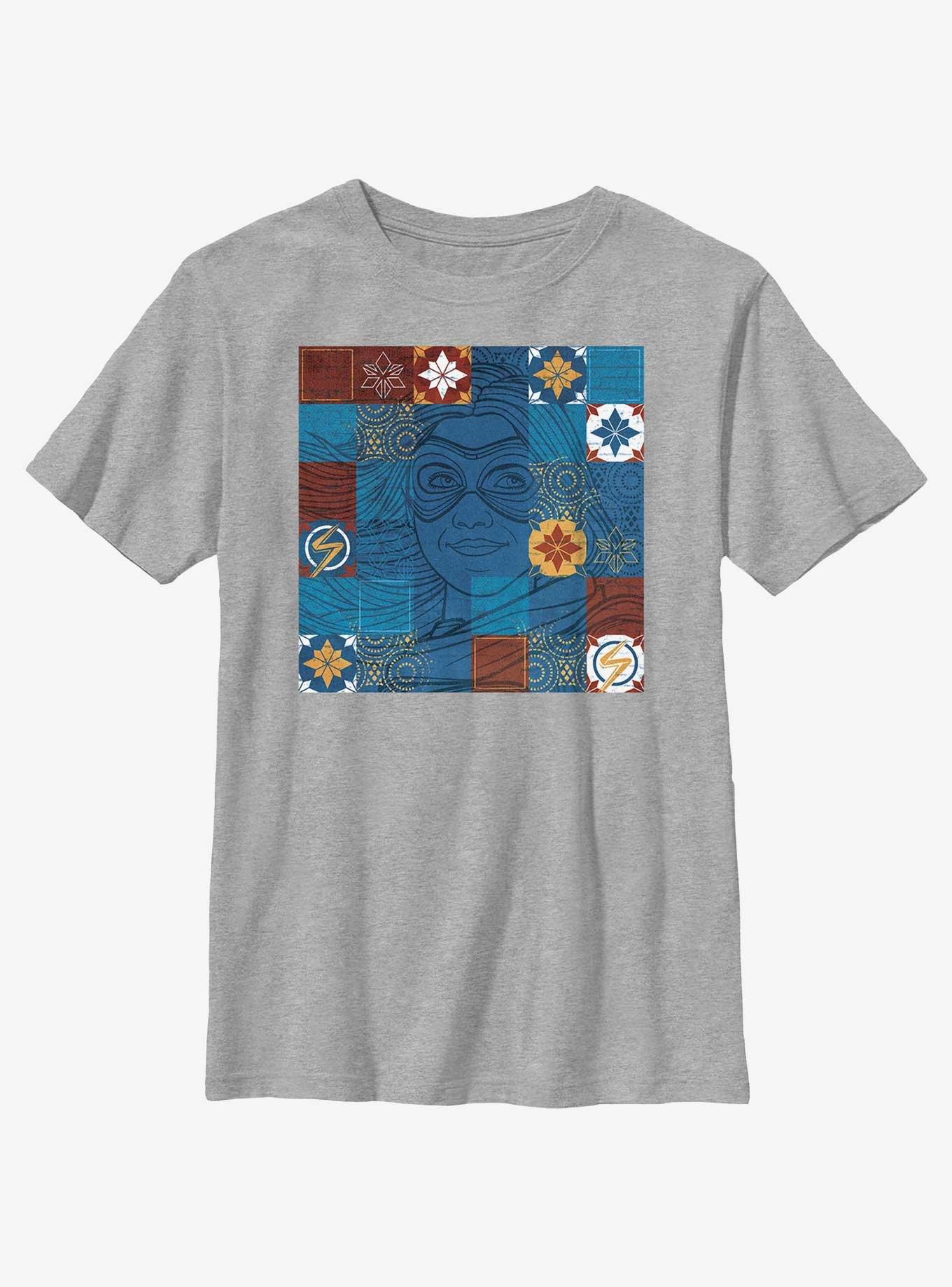 Marvel Ms. Marvel Portrait Panels Youth T-Shirt, , hi-res