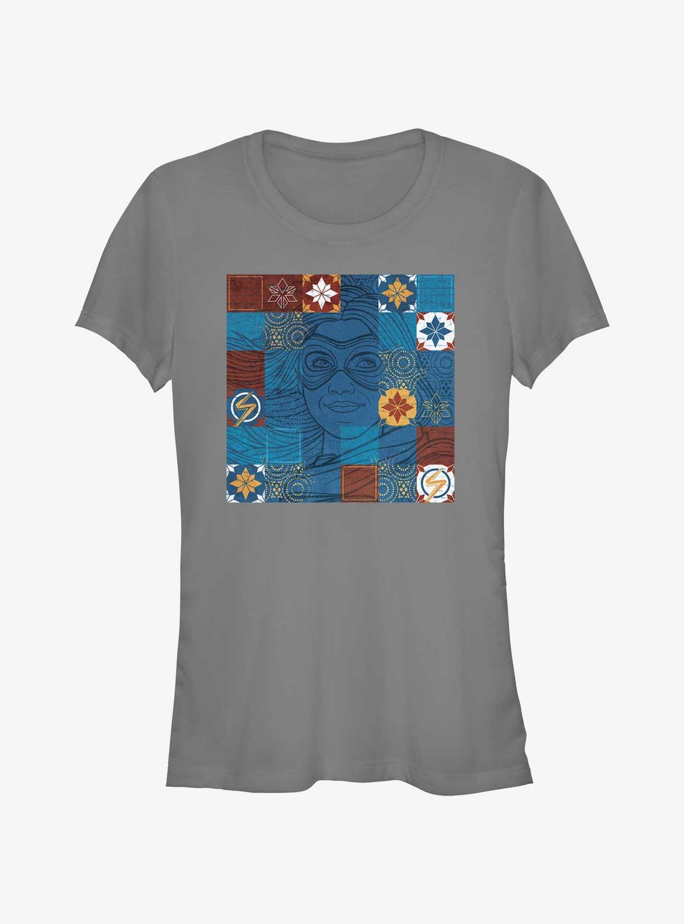 Marvel Ms. Marvel Portrait Panels Girls T-Shirt