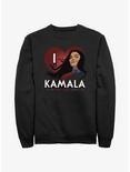 Marvel Ms. Marvel I Heart Kamala Sweatshirt, BLACK, hi-res