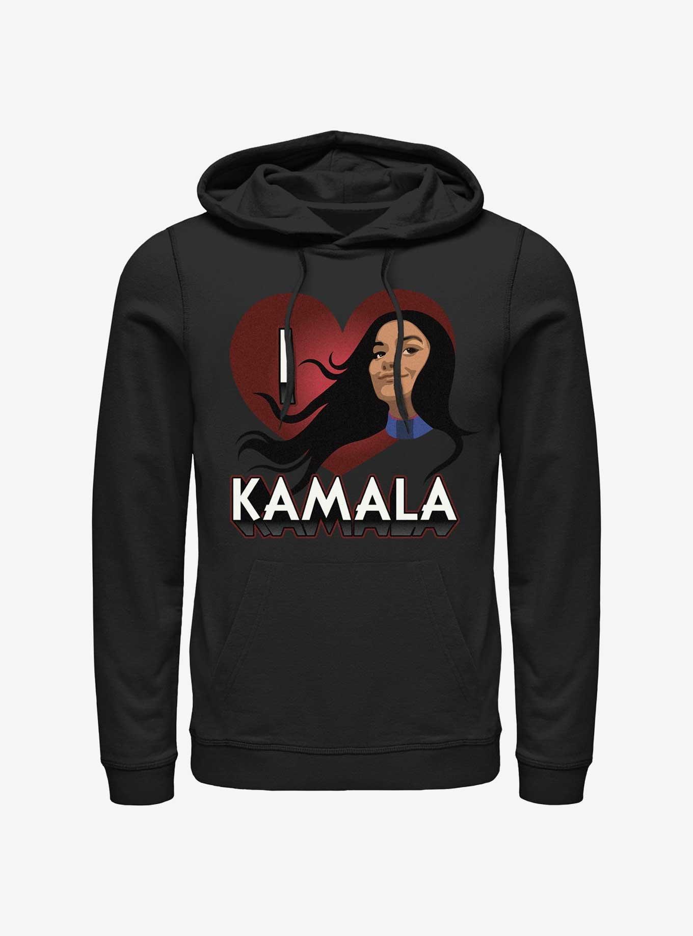 Marvel Ms. Marvel I Heart Kamala Hoodie, BLACK, hi-res