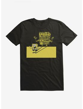 SpongeBob SquarePants Shadow Typography T-Shirt, , hi-res