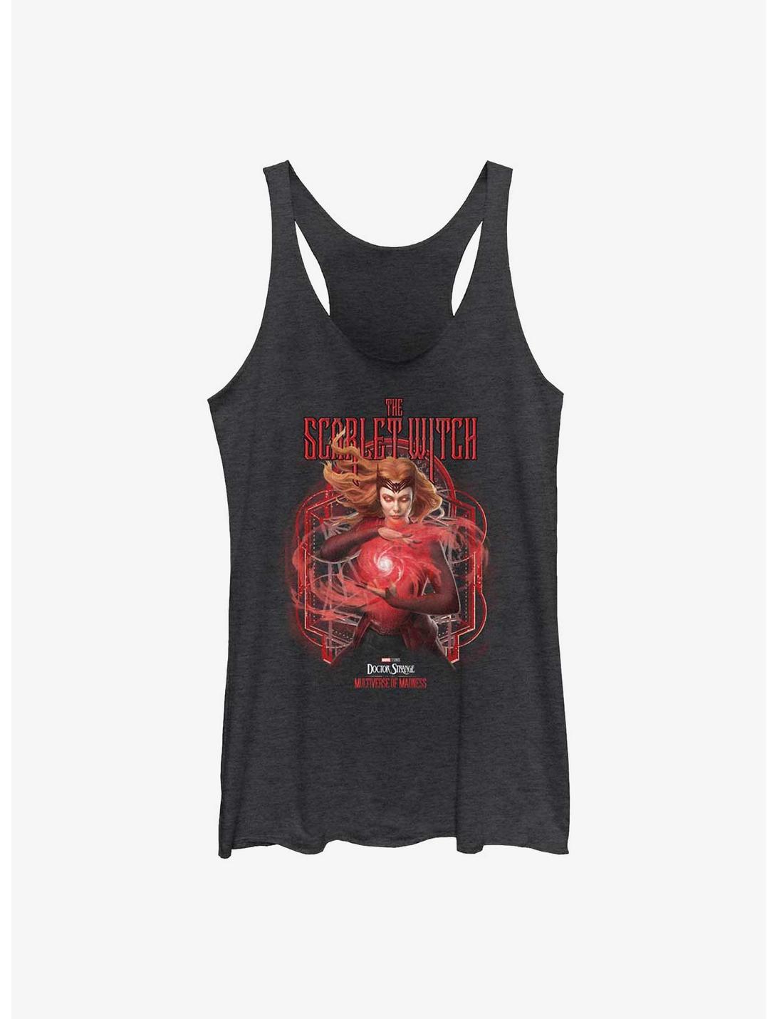 Marvel Doctor Strange in the Multiverse of Madness The Scarlet Witch Girls Tank, BLK HTR, hi-res