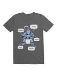 Kawaii Full Cat Alchemist T-Shirt, CHARCOAL, hi-res