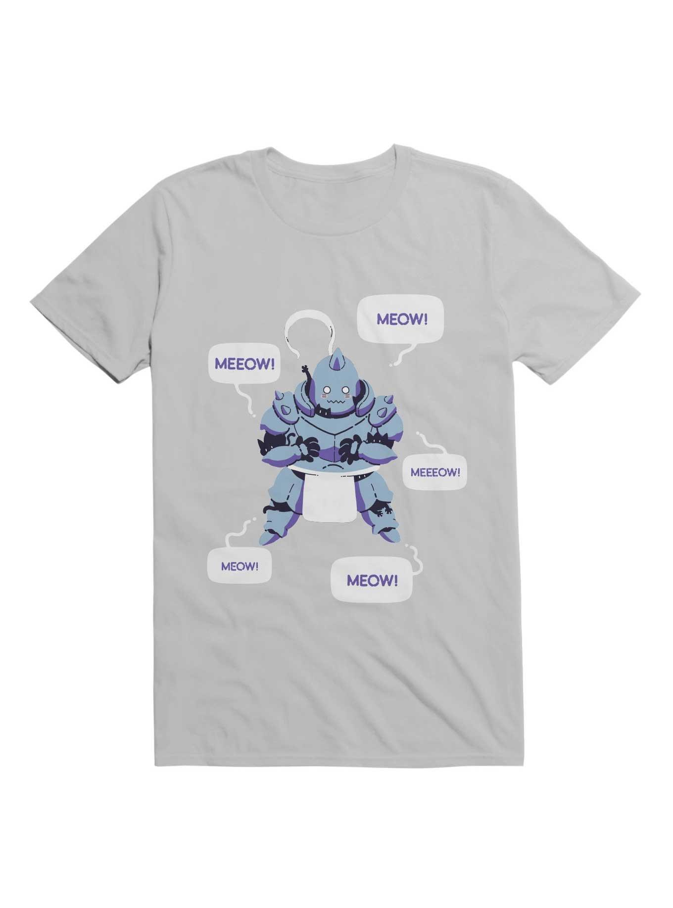 Kawaii Full Cat Alchemist T-Shirt, ICE GREY, hi-res