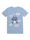 Kawaii Full Cat Alchemist T-Shirt, LIGHT BLUE, hi-res