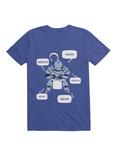 Kawaii Full Cat Alchemist T-Shirt, ROYAL, hi-res