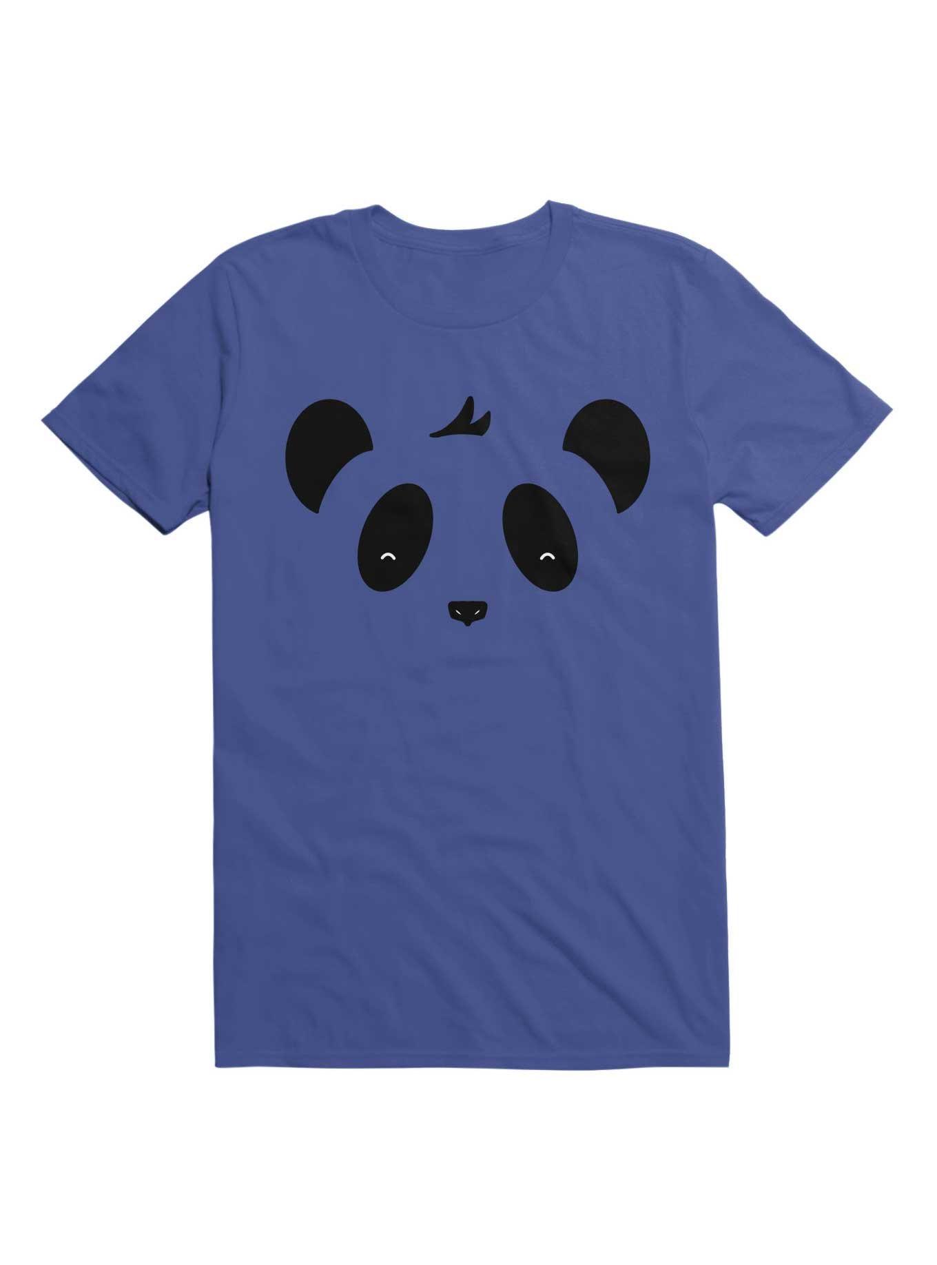 Kawaii Panda Face T-Shirt - BLUE | Hot Topic