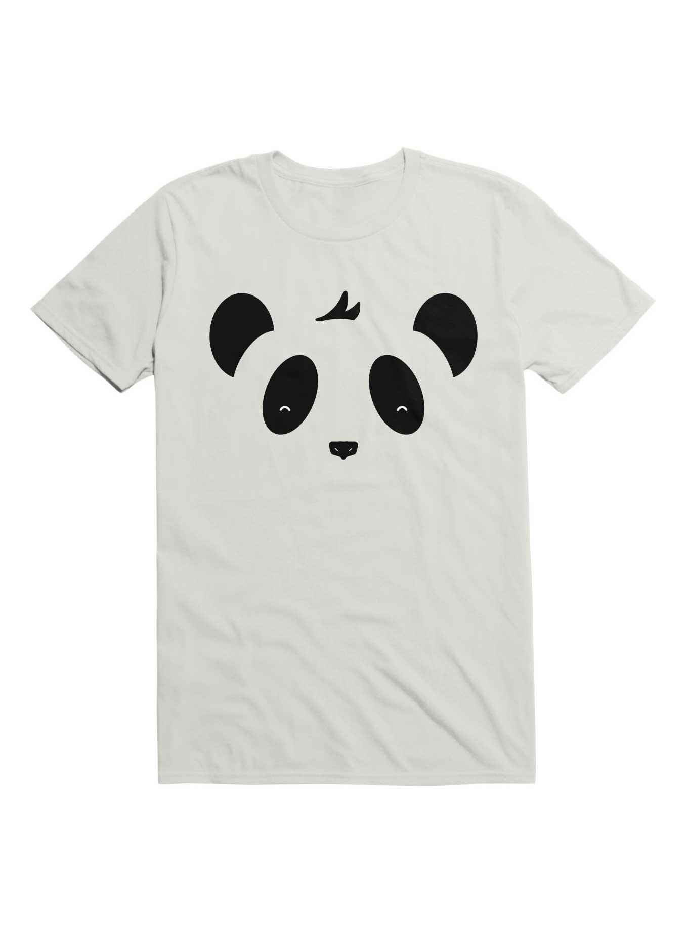 Kawaii Panda Face T-Shirt, , hi-res