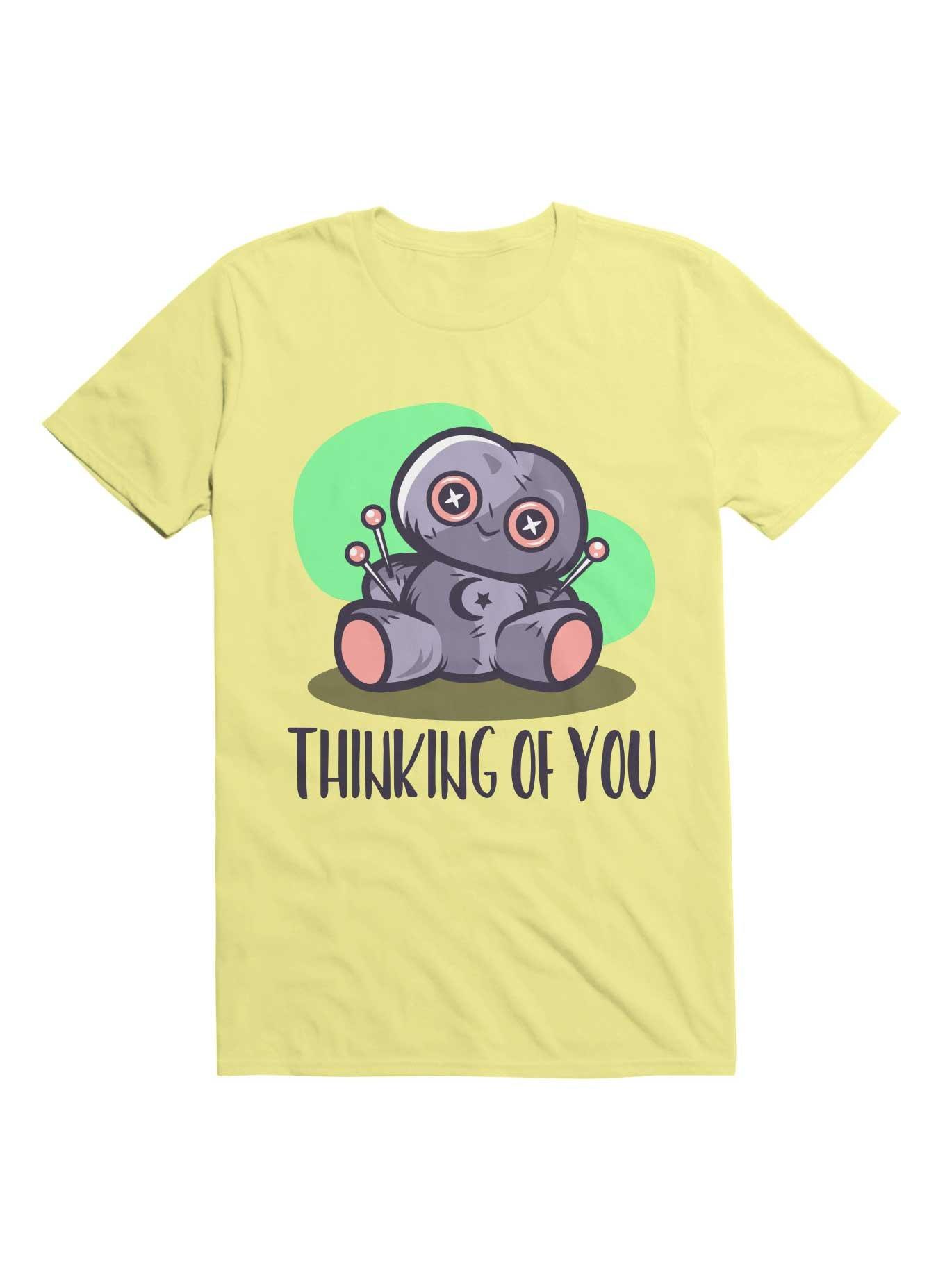 Kawaii Thinking Of You T-Shirt, CORN SILK, hi-res