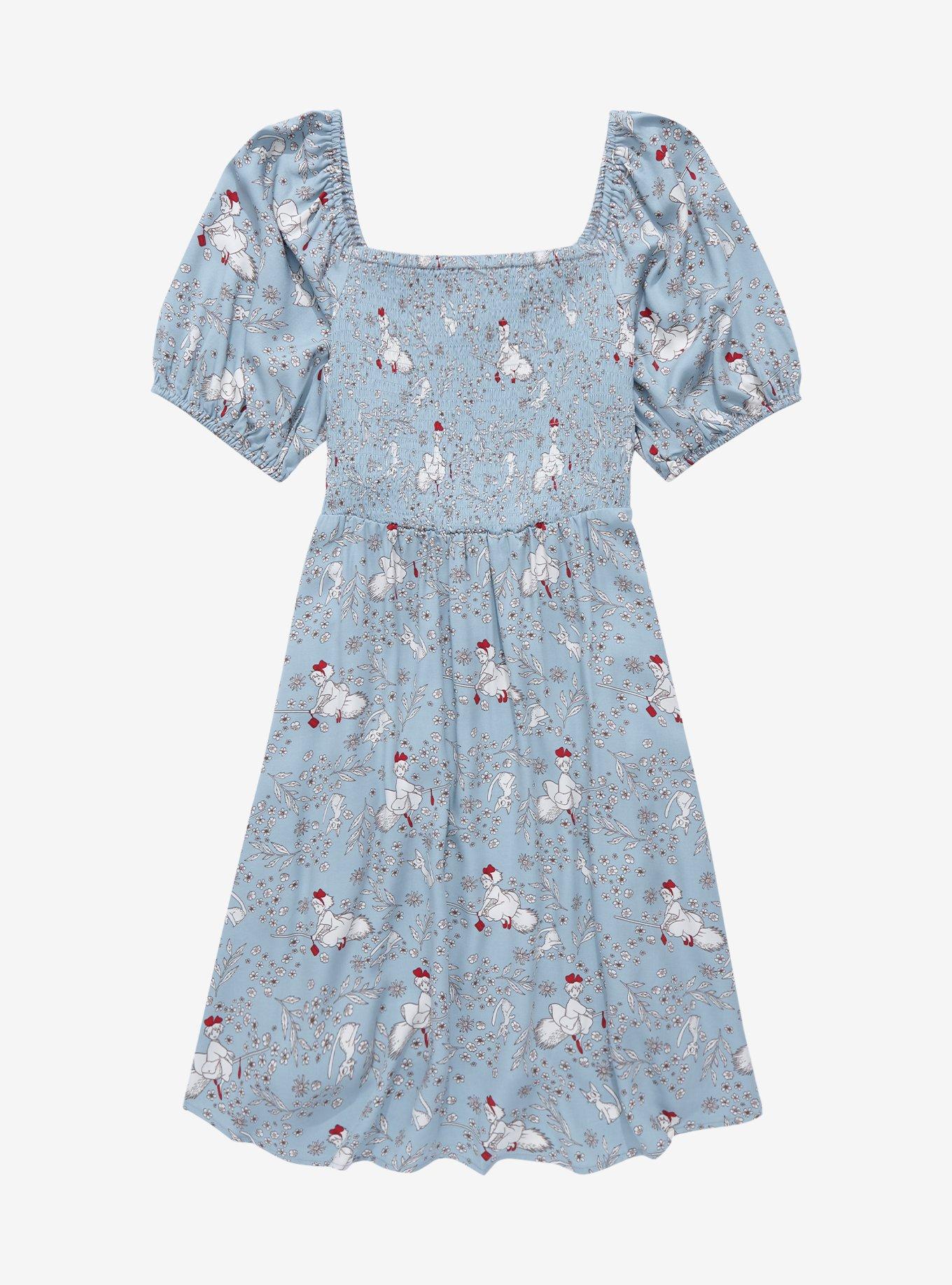 Her Universe Studio Ghibli Kiki's Delivery Service Floral Smock Dress, MULTI, hi-res