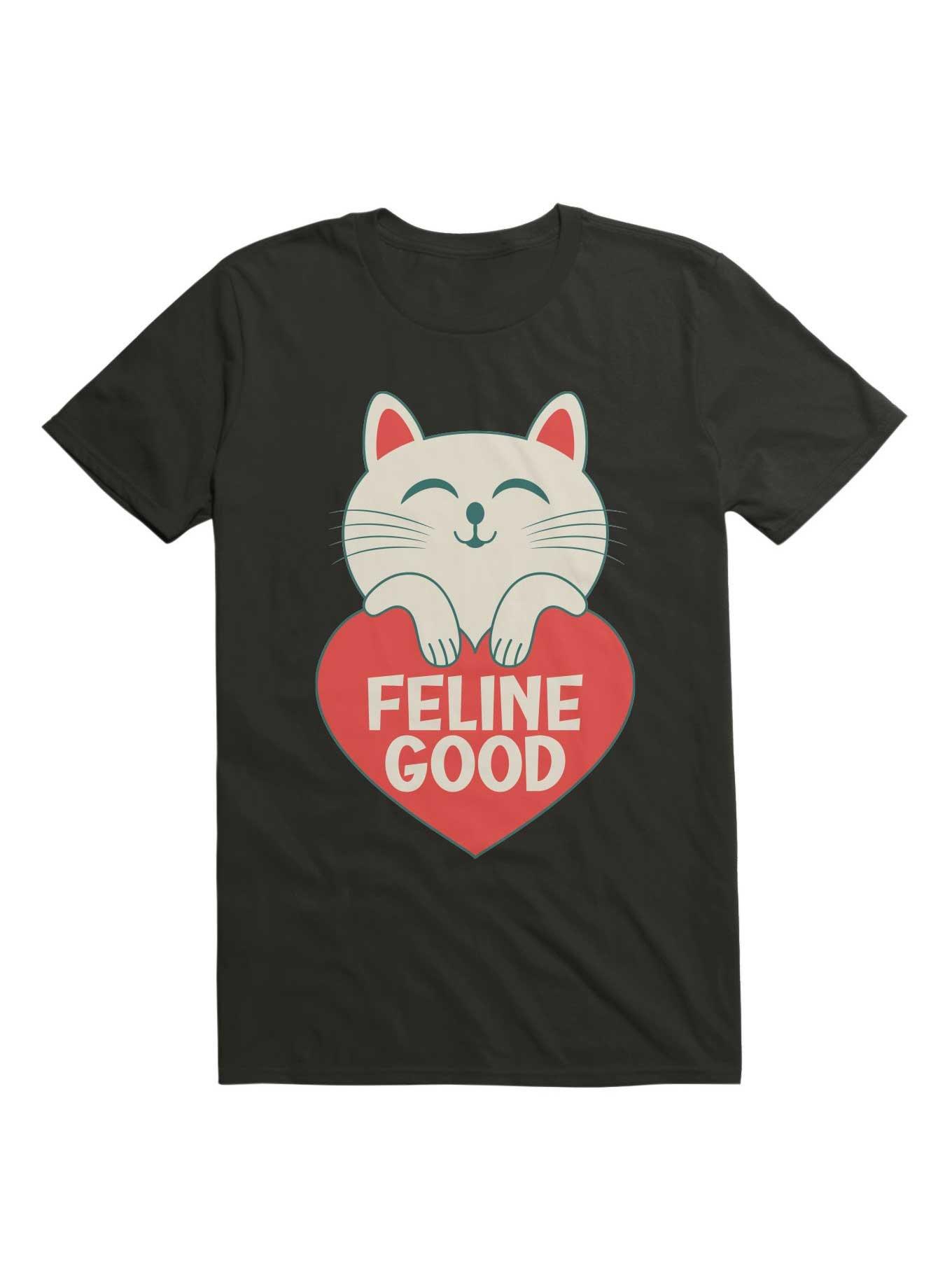 Kawaii Feline Good Cute Cat Kawaii T-Shirt, , hi-res