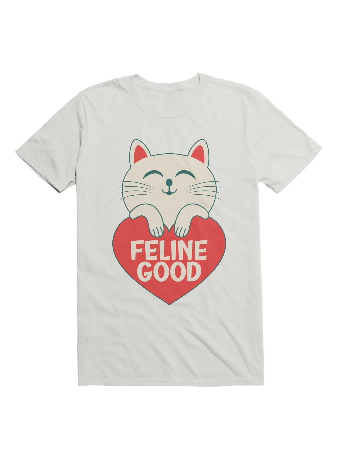 THRDLESS Kawaii Feline Good Cute Cat Kawaii T-Shirt