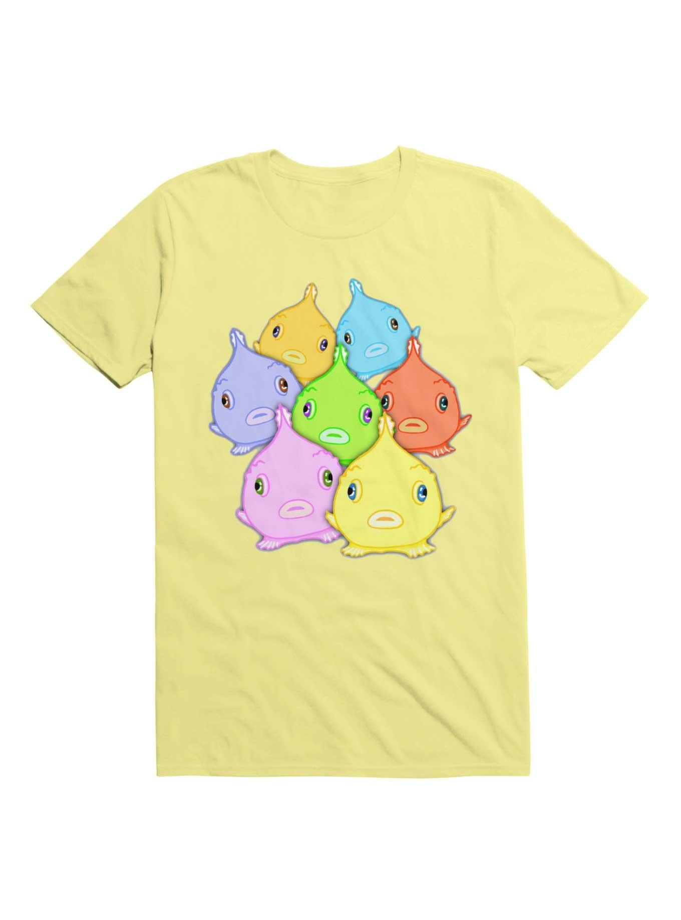 Kawaii Balloon Lumpfishies T-Shirt, , hi-res