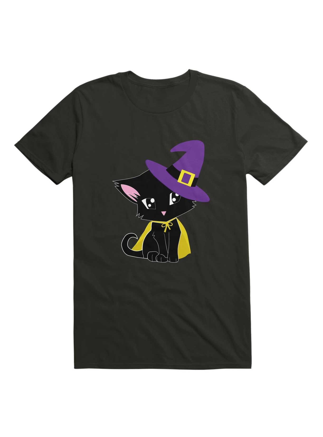 Kawaii Halloweeen Cat T-Shirt, , hi-res