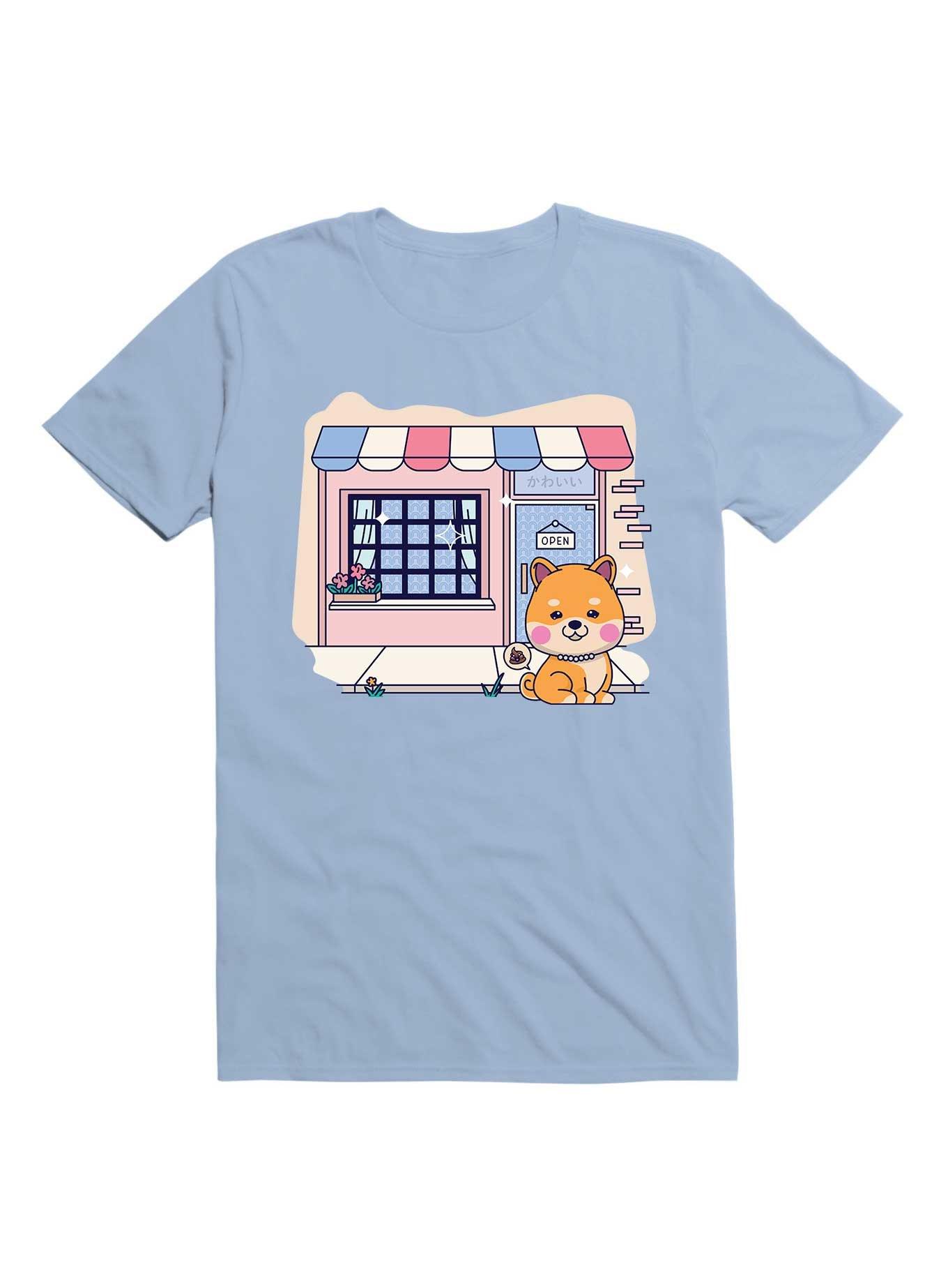 Kawaii Doggo Restaurant Cute Shiba Inu T-Shirt
