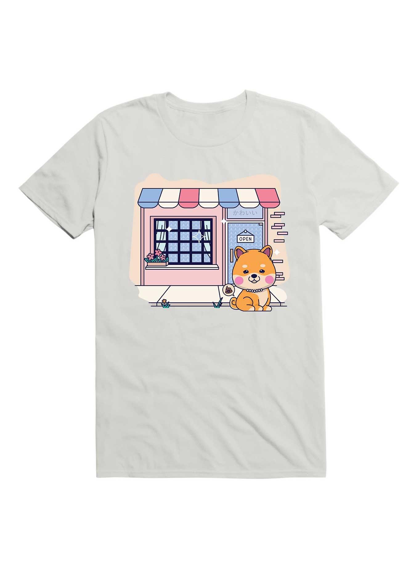 Kawaii Doggo Restaurant Cute Shiba Inu T-Shirt