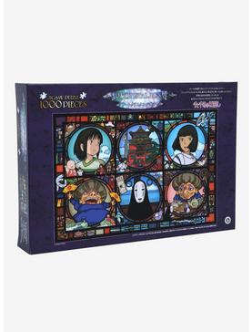 Studio Ghibli Spirited Away Stained Glass Portraits 1000-Piece Puzzle , , hi-res