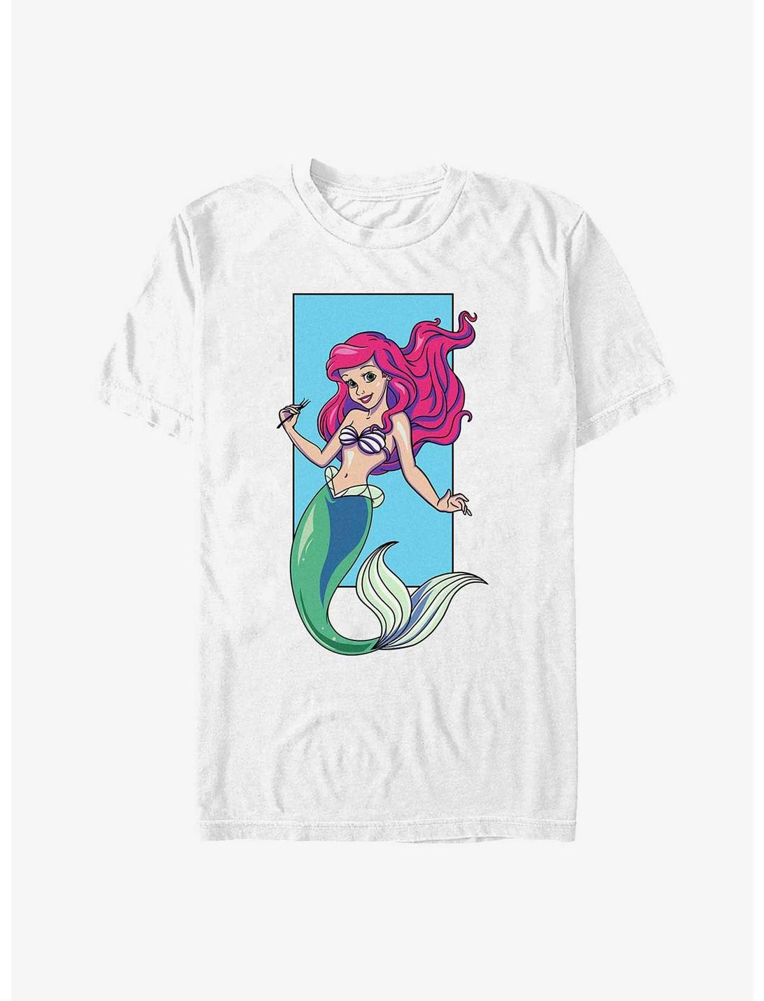 Disney The Little Mermaid Ariel Portrait T-Shirt, WHITE, hi-res