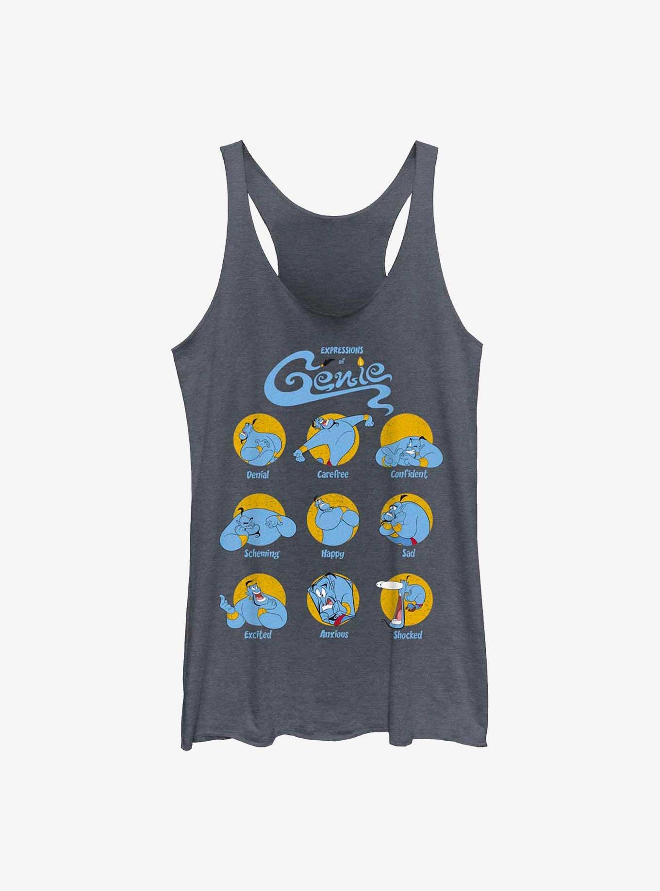 Disney Aladdin Expressions Of Genie Womens Tank Top, , hi-res