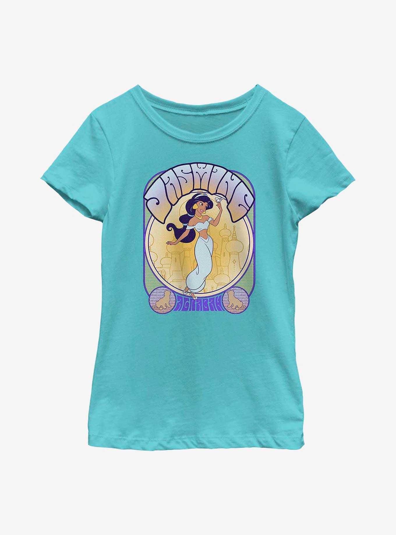 Disney Aladdin Jasmine Retro Youth Girls T-Shirt, , hi-res