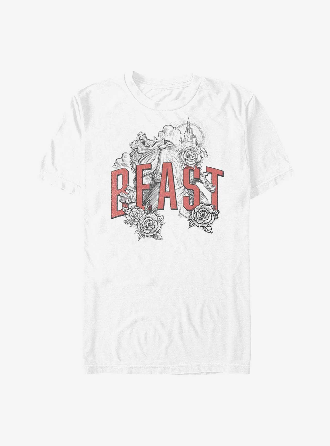 Disney Beauty And The Beast Beast Sketch T-Shirt, , hi-res