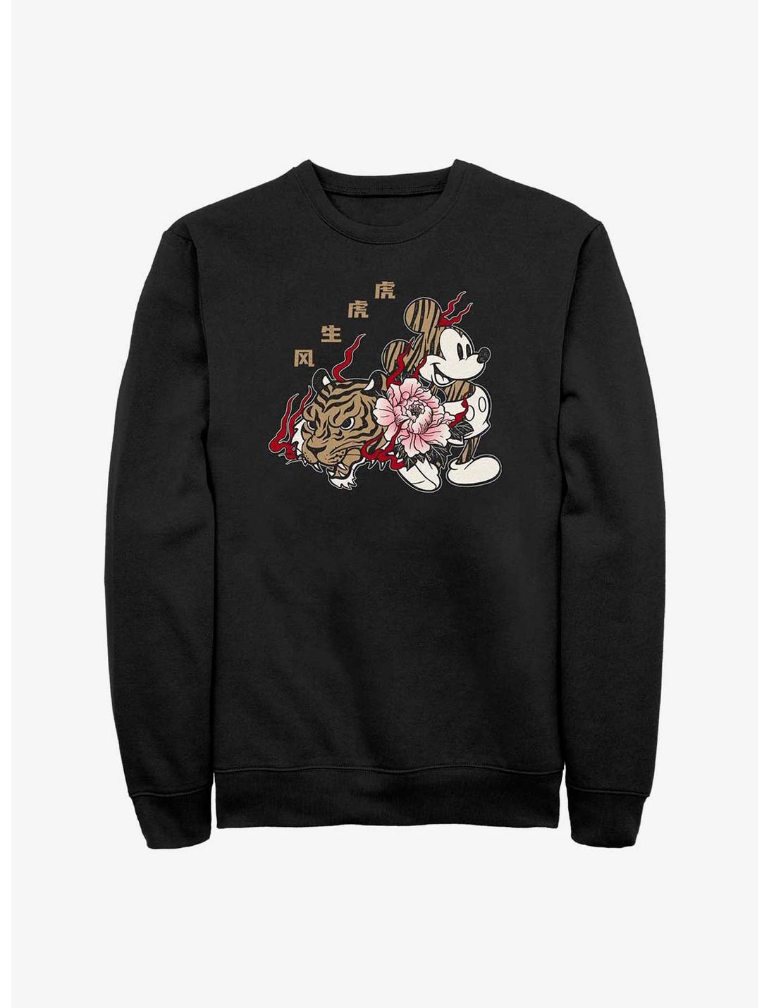Disney Mickey Mouse Year Of The Tiger Mickey Sweatshirt, BLACK, hi-res
