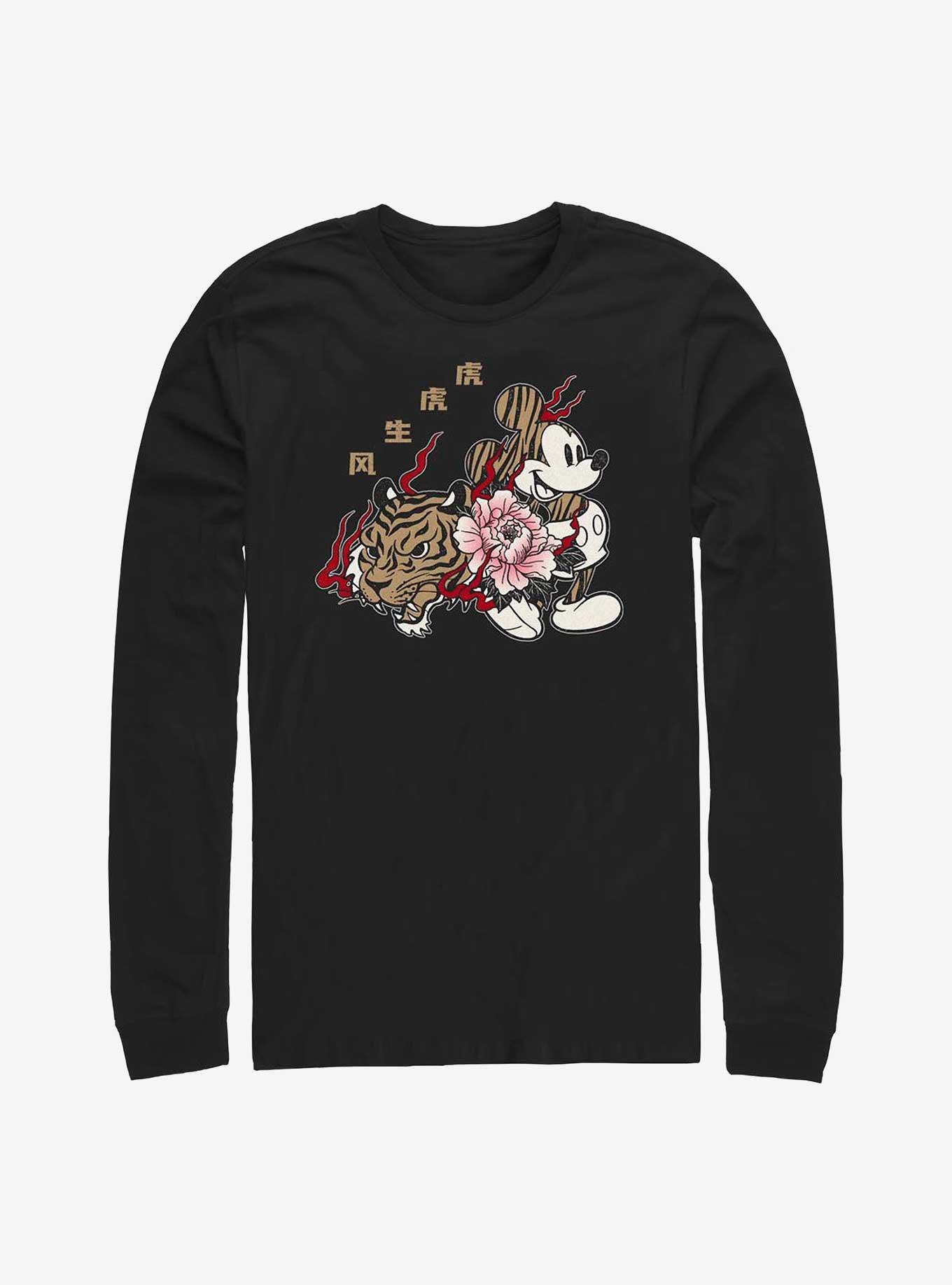 Disney Mickey Mouse Year Of The Tiger Mickey Long-Sleeve T-Shirt, BLACK, hi-res