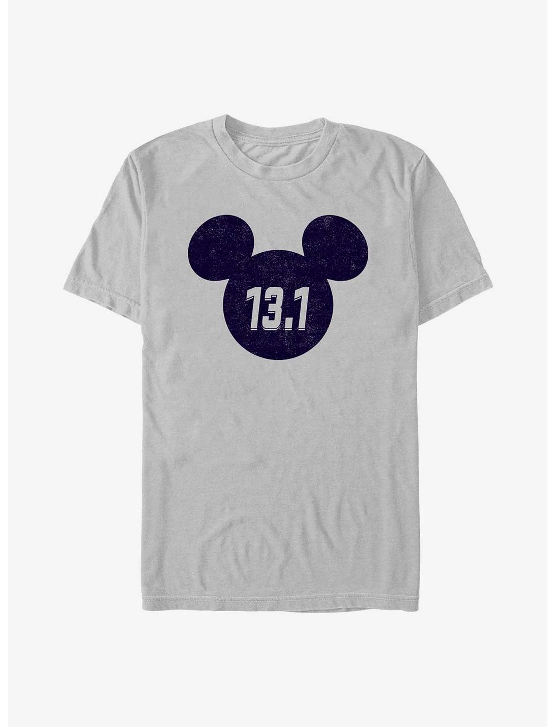Disney Mickey Mouse Half Marathon Miles T-Shirt, SILVER, hi-res