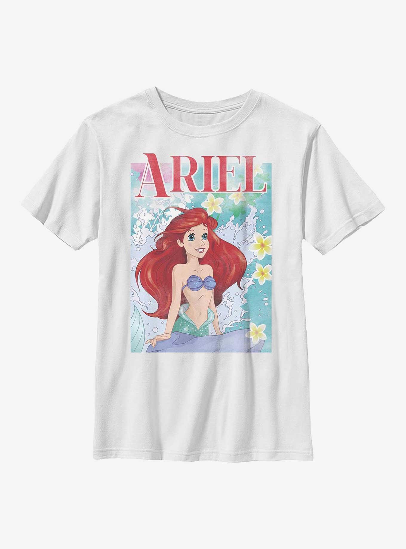Disney The Little Mermaid Ariel Poster Youth T-Shirt, , hi-res