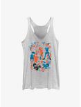 Disney Peter Pan And The Lost Boys Womens Tank Top, WHITE HTR, hi-res