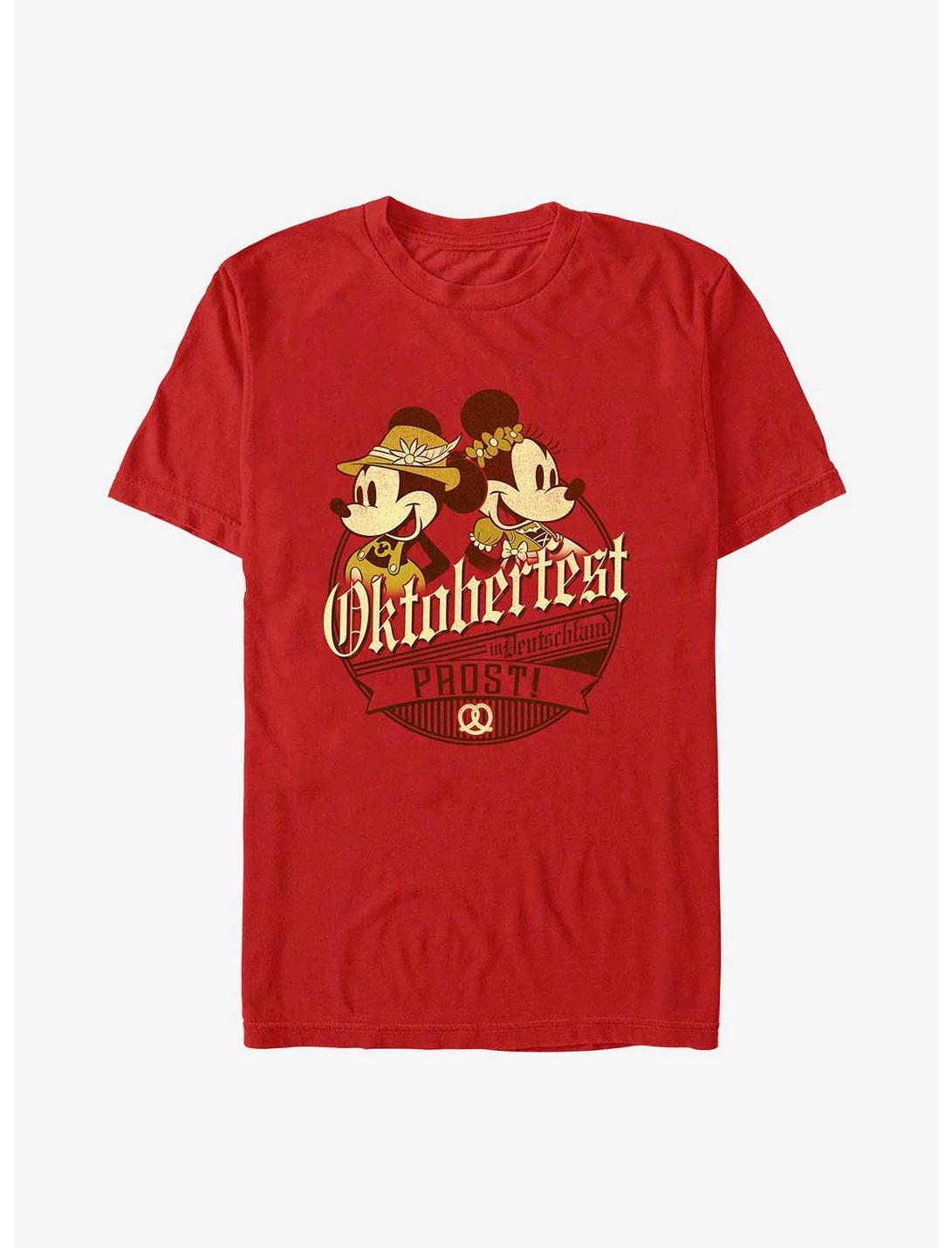 Disney Mickey Mouse Oktoberfest In Deutschland T-Shirt, RED, hi-res