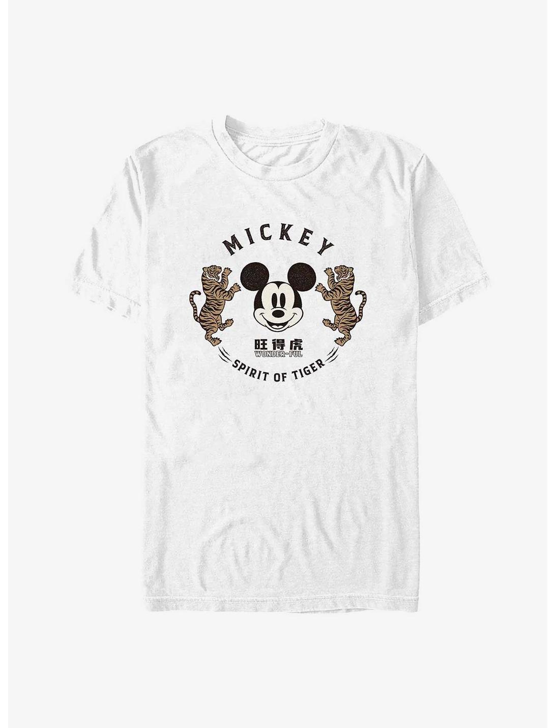 Disney Mickey Mouse Spirit Of Tiger T-Shirt, WHITE, hi-res