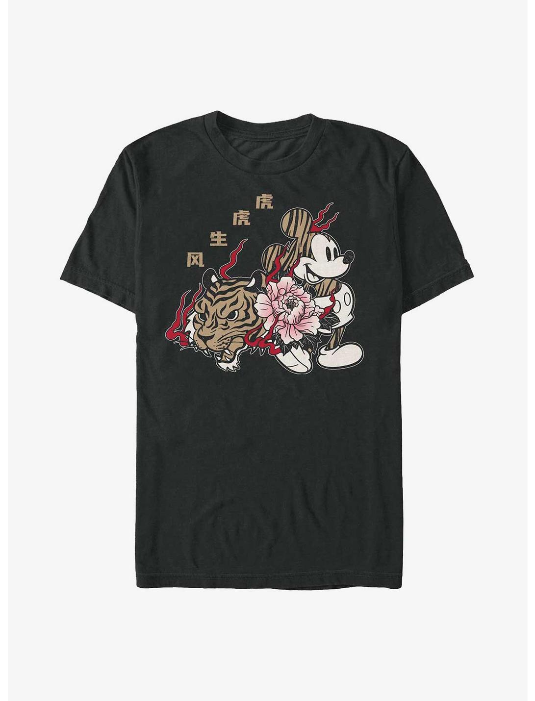 Disney Mickey Mouse Year Of The Tiger Mickey T-Shirt, BLACK, hi-res