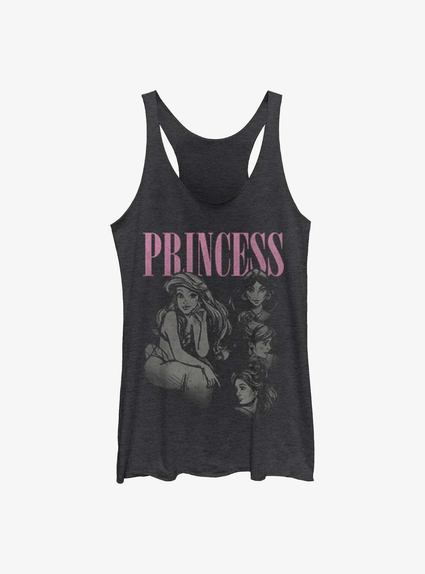 Disney Princesses Retro Portrait Womens Tank Top, , hi-res