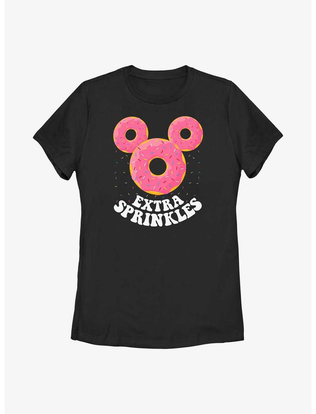 Disney Mickey Mouse Extra Sprinkles Womens T-Shirt, BLACK, hi-res
