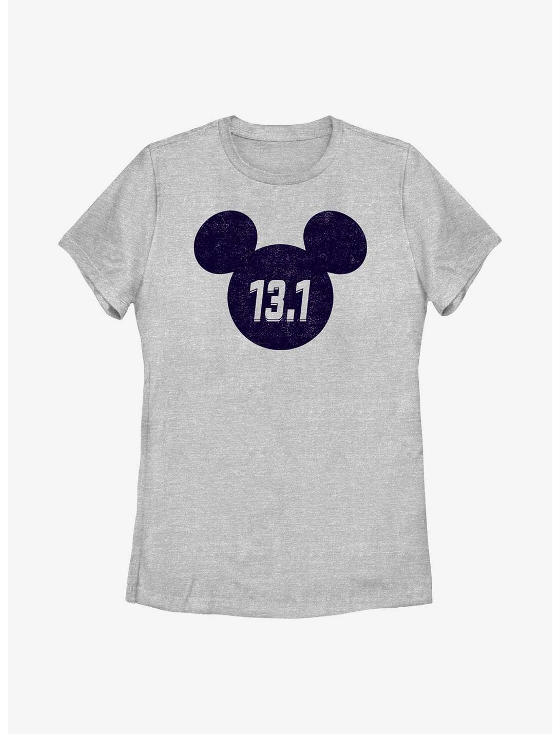 Disney Mickey Mouse Half Marathon Miles Womens T-Shirt, ATH HTR, hi-res