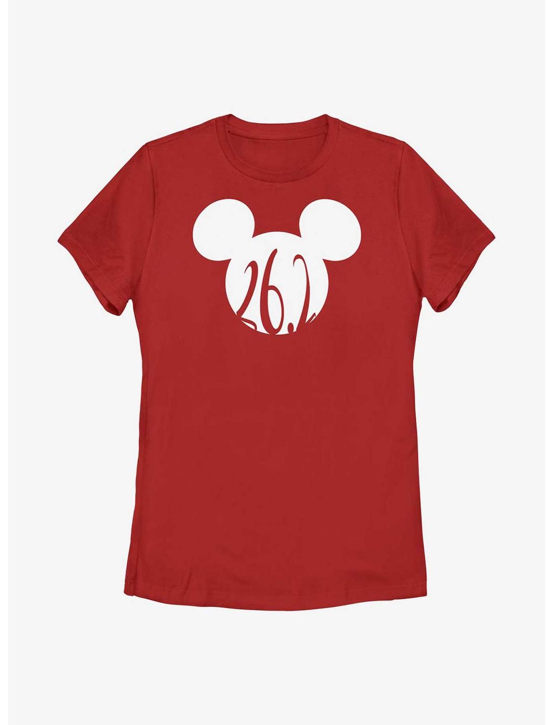 Disney Mickey Mouse Marathon Ears Womens T-Shirt, RED, hi-res