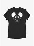 Disney Mickey Mouse Aries Ears Womens T-Shirt, BLACK, hi-res