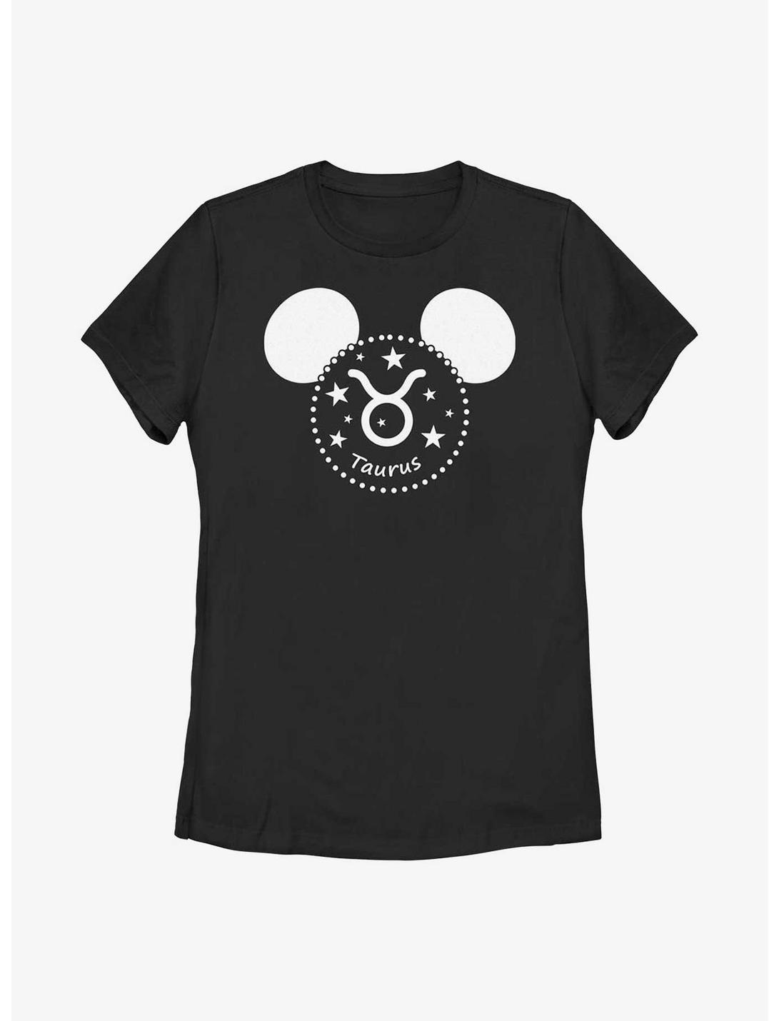 Disney Mickey Mouse Taurus Ears Womens T-Shirt, BLACK, hi-res