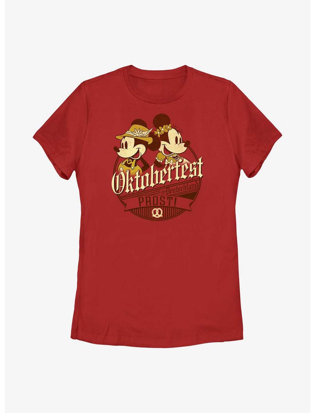 Disney Mickey Mouse Oktoberfest In Deutschland Womens T-Shirt, RED, hi-res