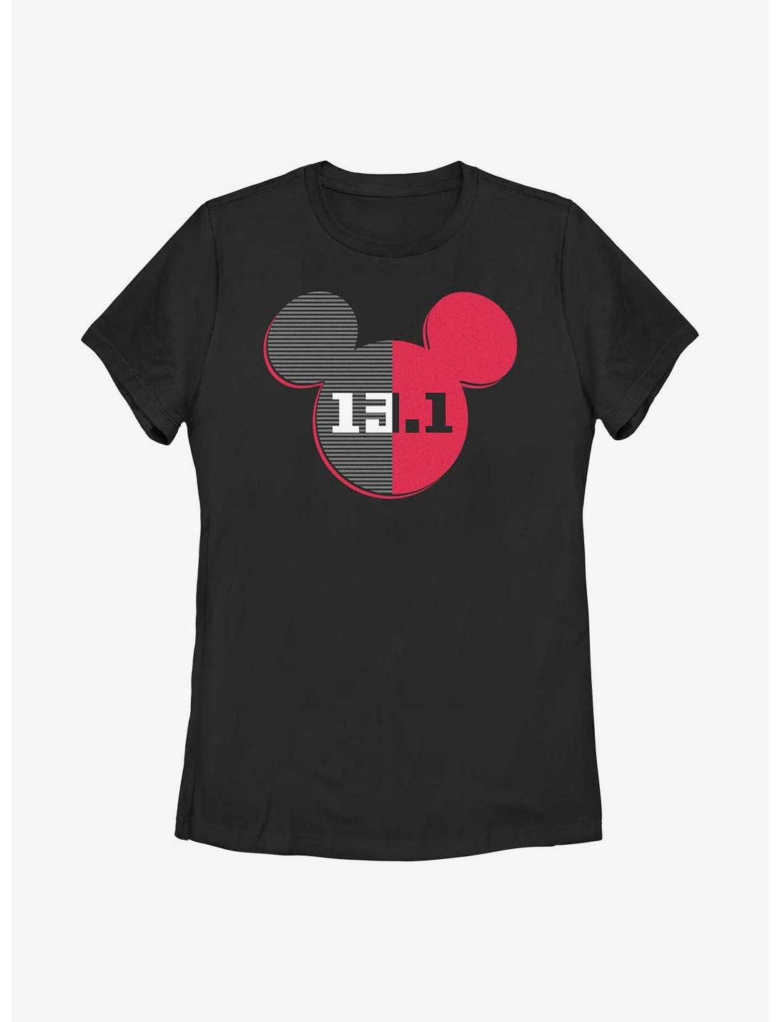 Disney Mickey Mouse Running Ears Womens T-Shirt, BLACK, hi-res