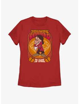 Disney Snow Whte & The Seven Dwarfs Grumpy Retro Womens T-Shirt, , hi-res