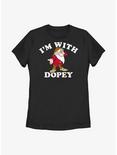Disney Snow Whte & The Seven Dwarfs With Dopey Womens T-Shirt, BLACK, hi-res