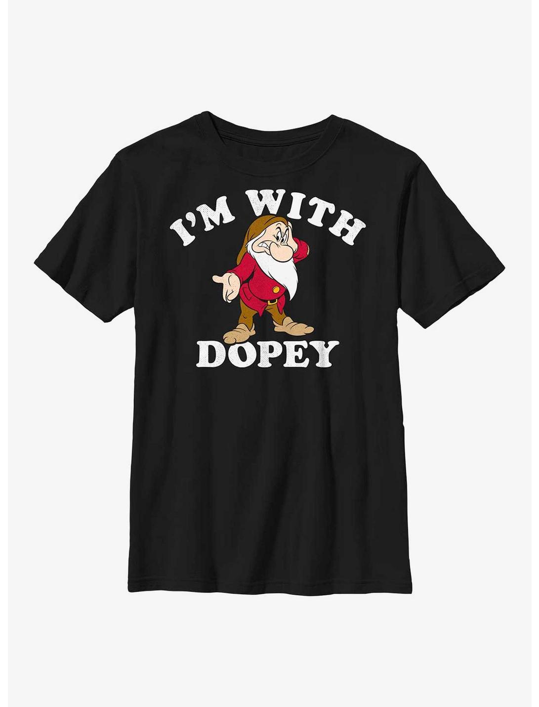 Disney Snow White & The Seven Dwarfs With Dopey Youth T-Shirt, RED, hi-res